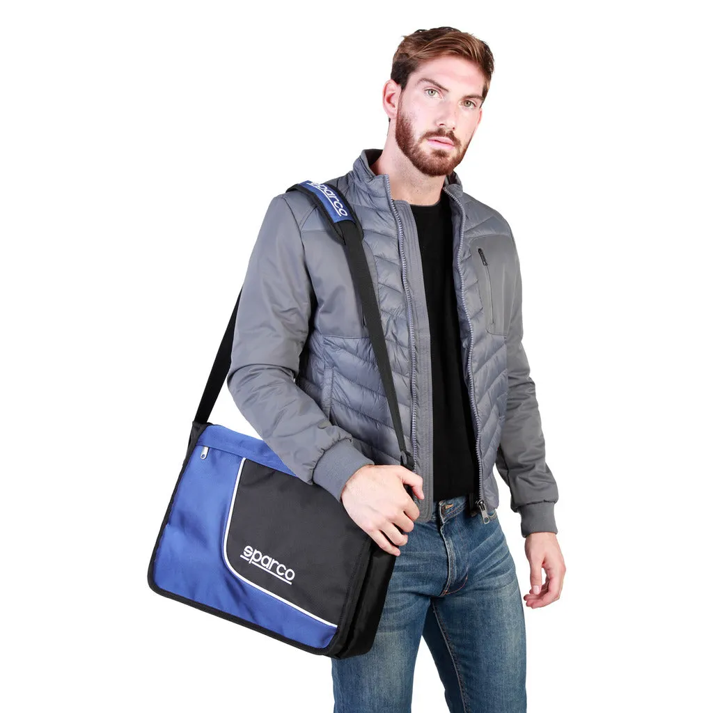 Sparco Blue Crossbody Messenger Style Laptop Bag, SL