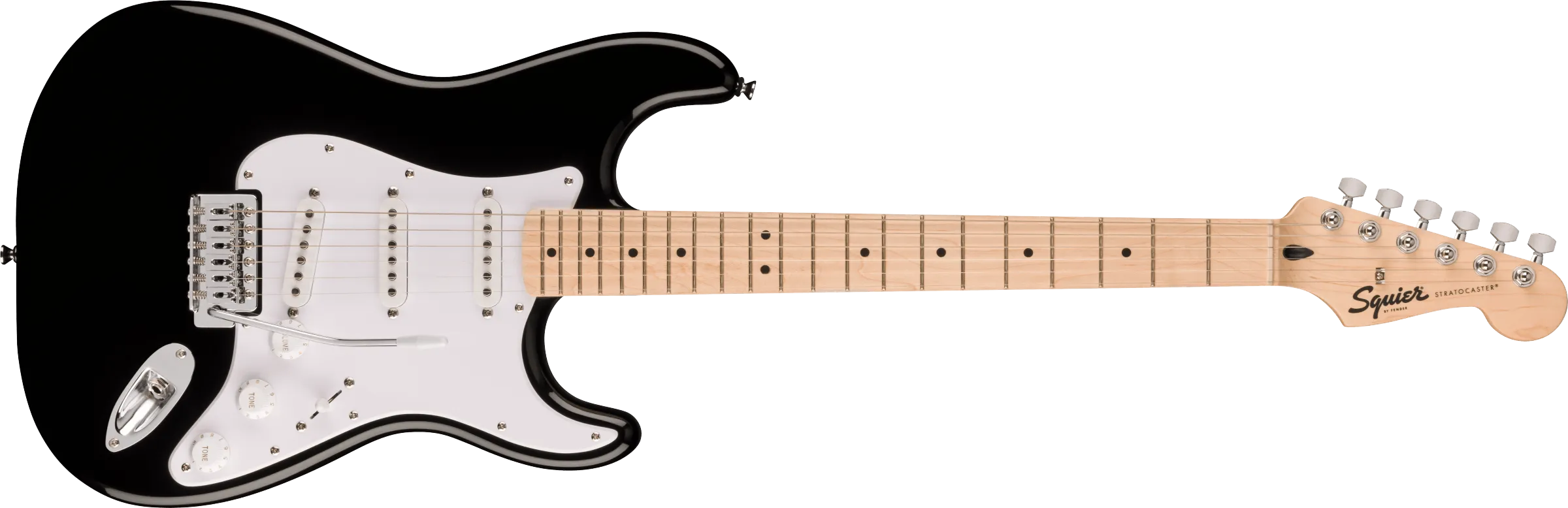 Squier Sonic Series Stratocaster Pack,  Black, Frontman 10G amplifier