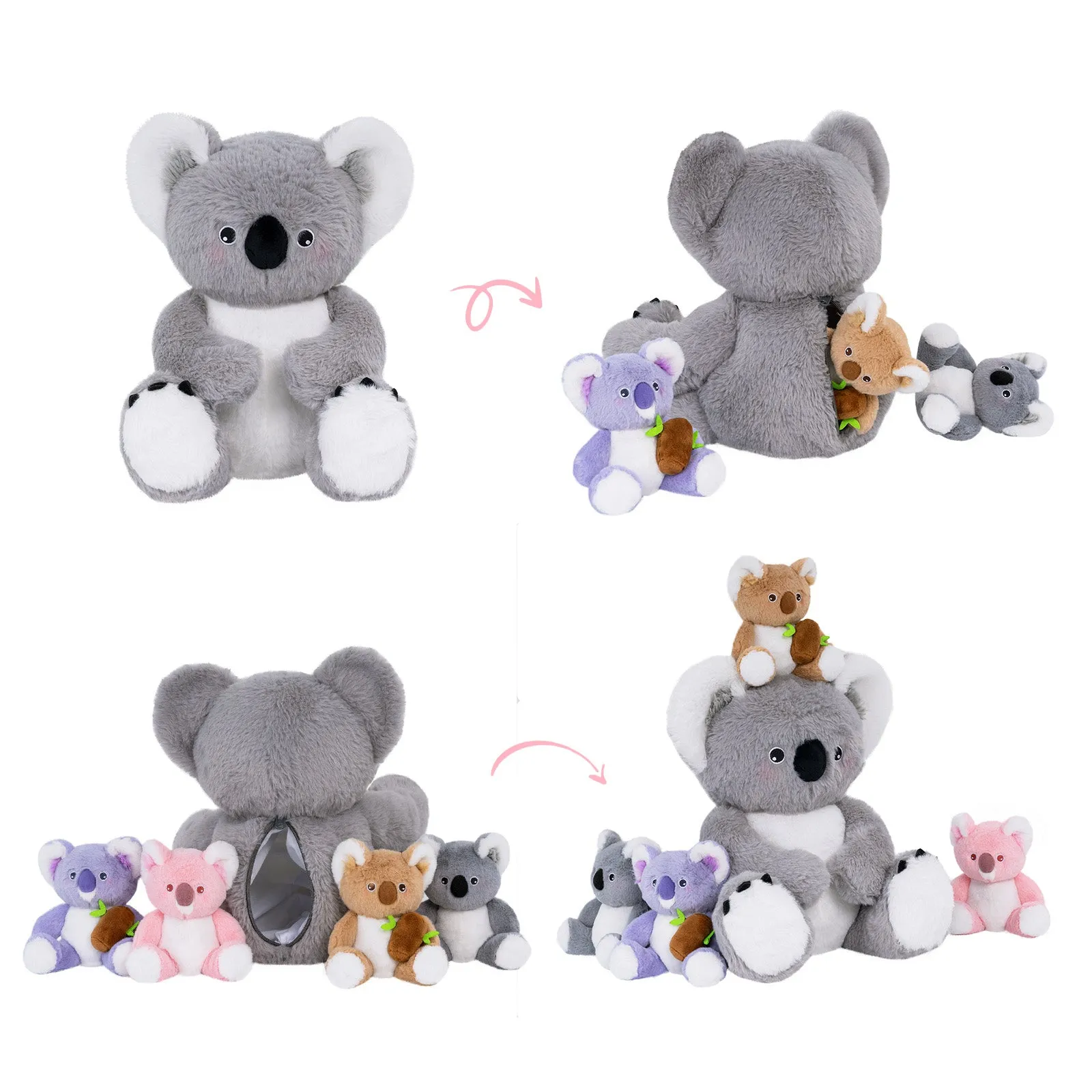 Stuffed Animals Family Plush Toy