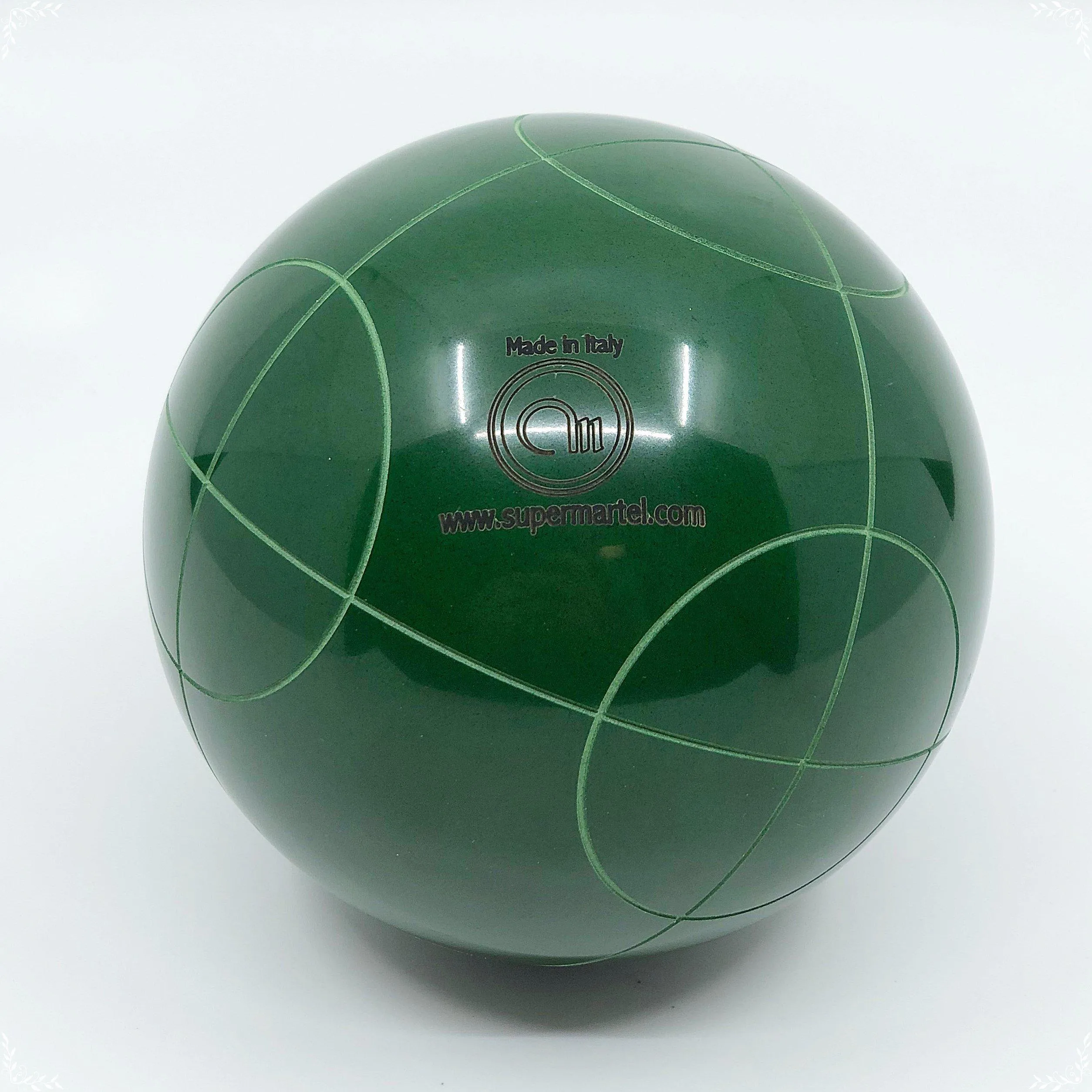 Super Martel Professional Bocce Ball Set 107mm, Tournament Rated, Made in Italy