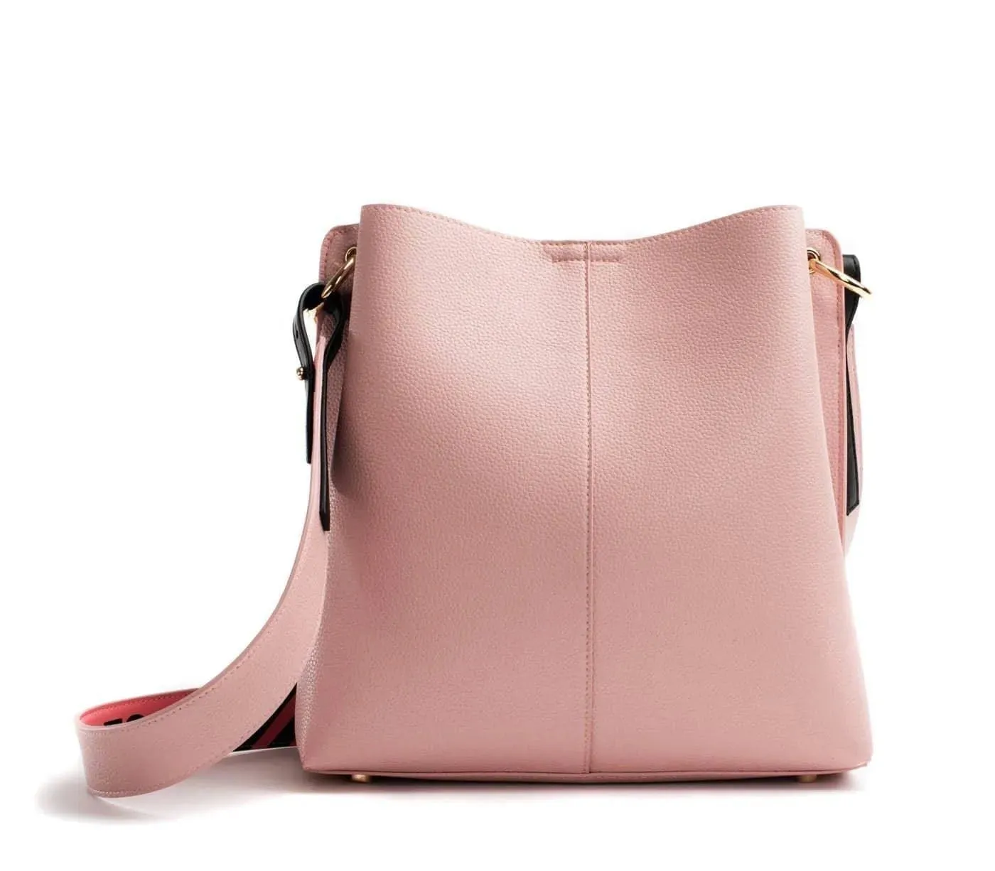 Tabitha - Pebble Vegan Leather Bucket Bag