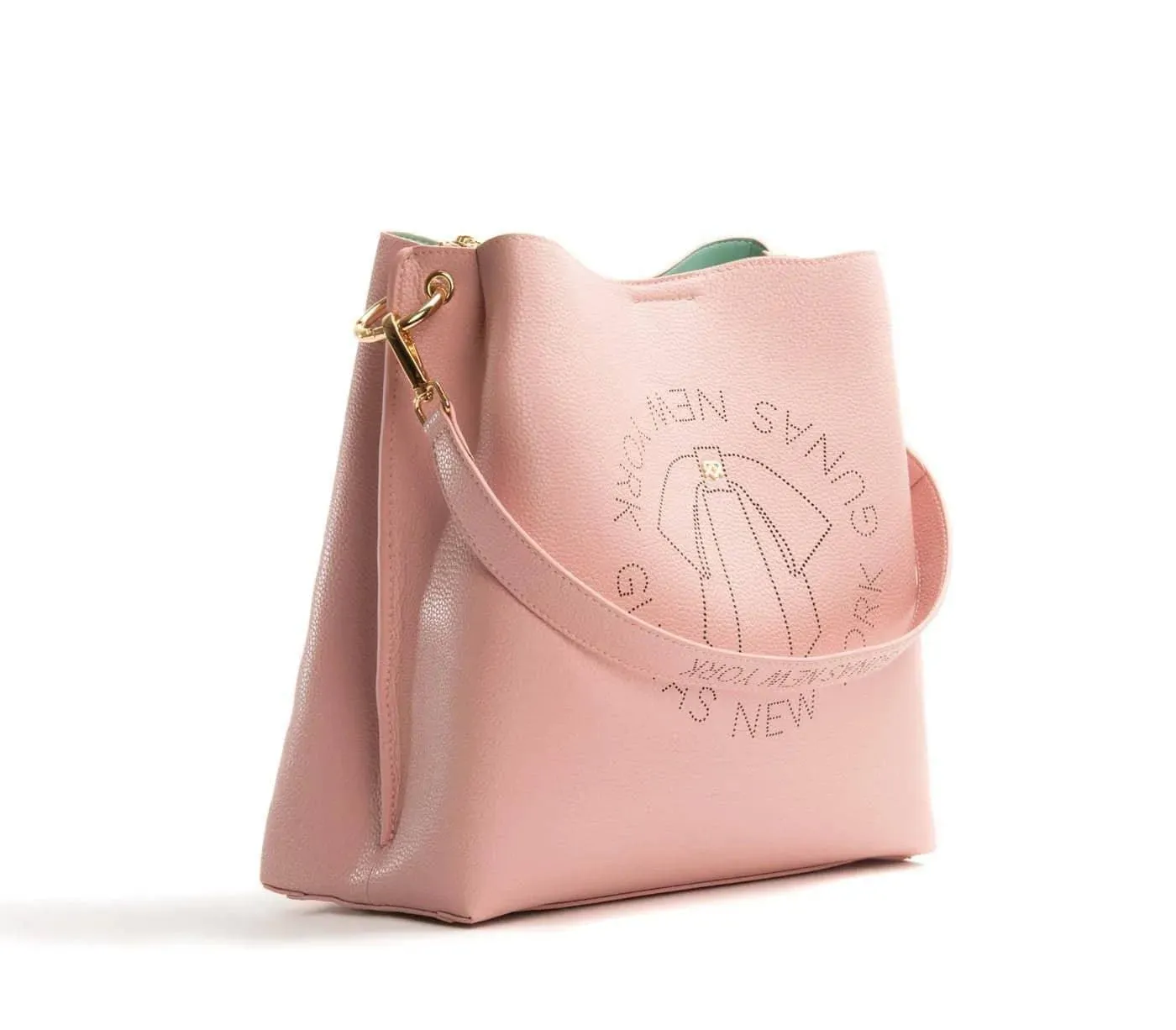 Tabitha - Pebble Vegan Leather Bucket Bag