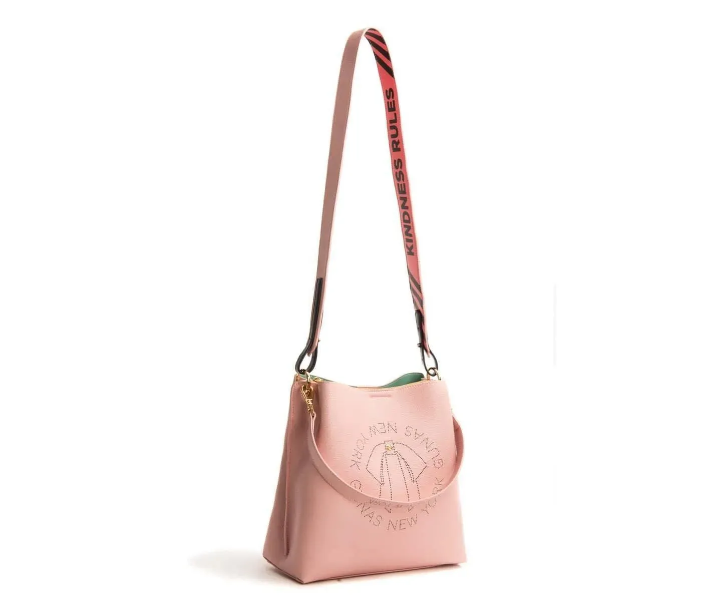 Tabitha - Pebble Vegan Leather Bucket Bag