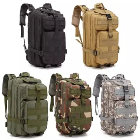 Tactical Backpack Bag Large 3 Day Military Army Outdoor Assault Pack Rucksacks Carry Bag Backpacks (O-D)