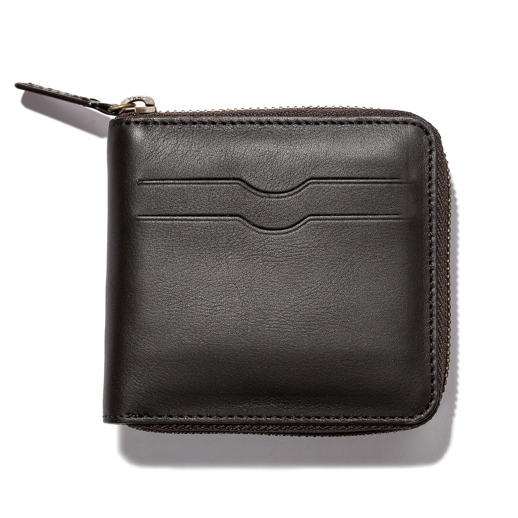 The Zip Wallet in Brown