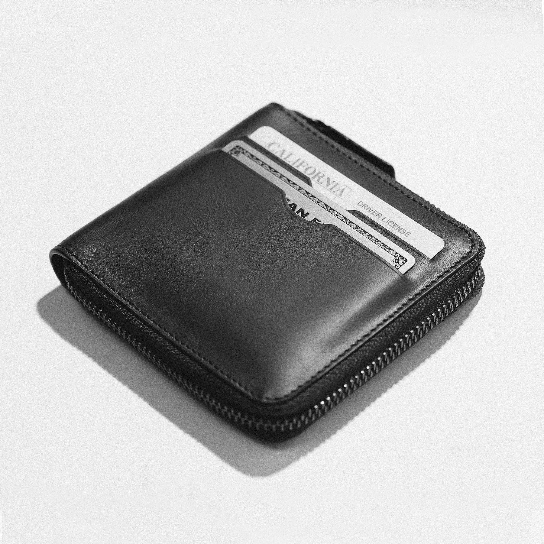 The Zip Wallet in Brown