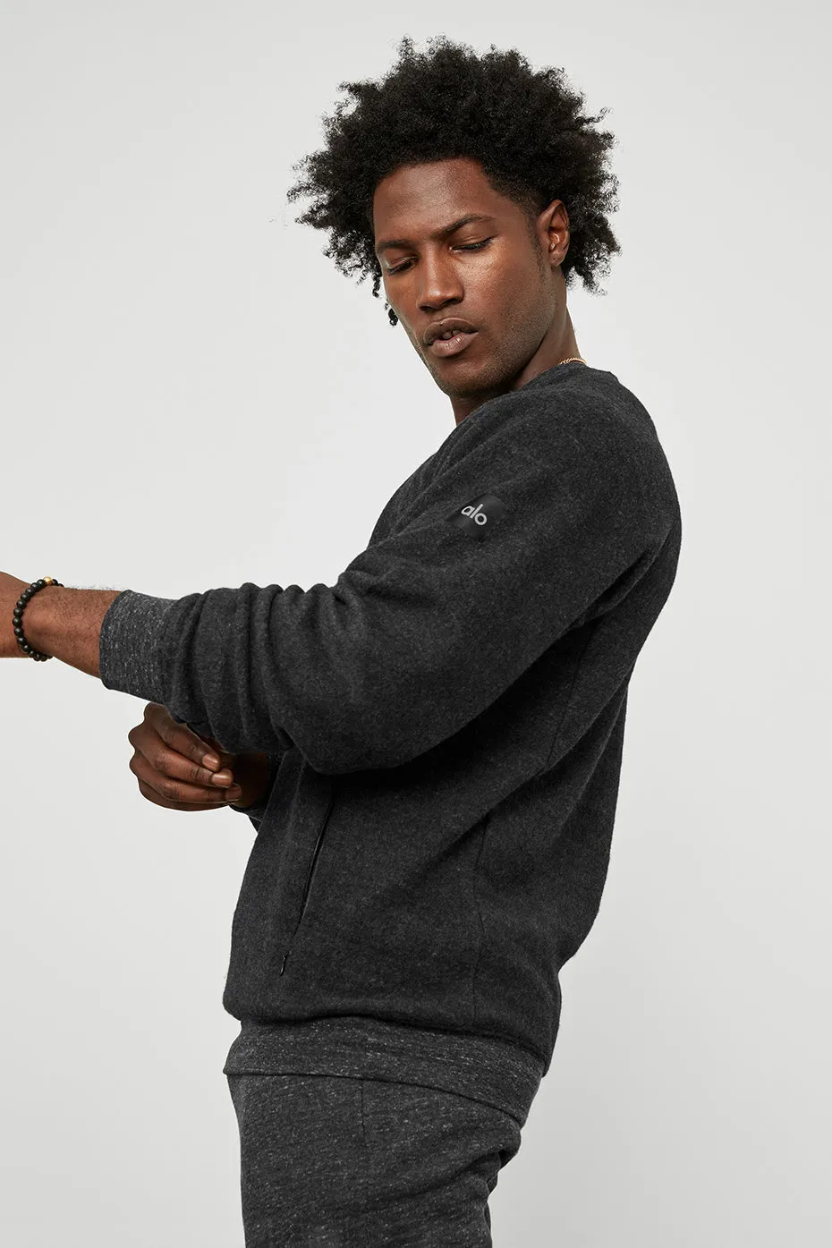 Triumph Crew Neck Sweatshirt - Charcoal Black Triblend