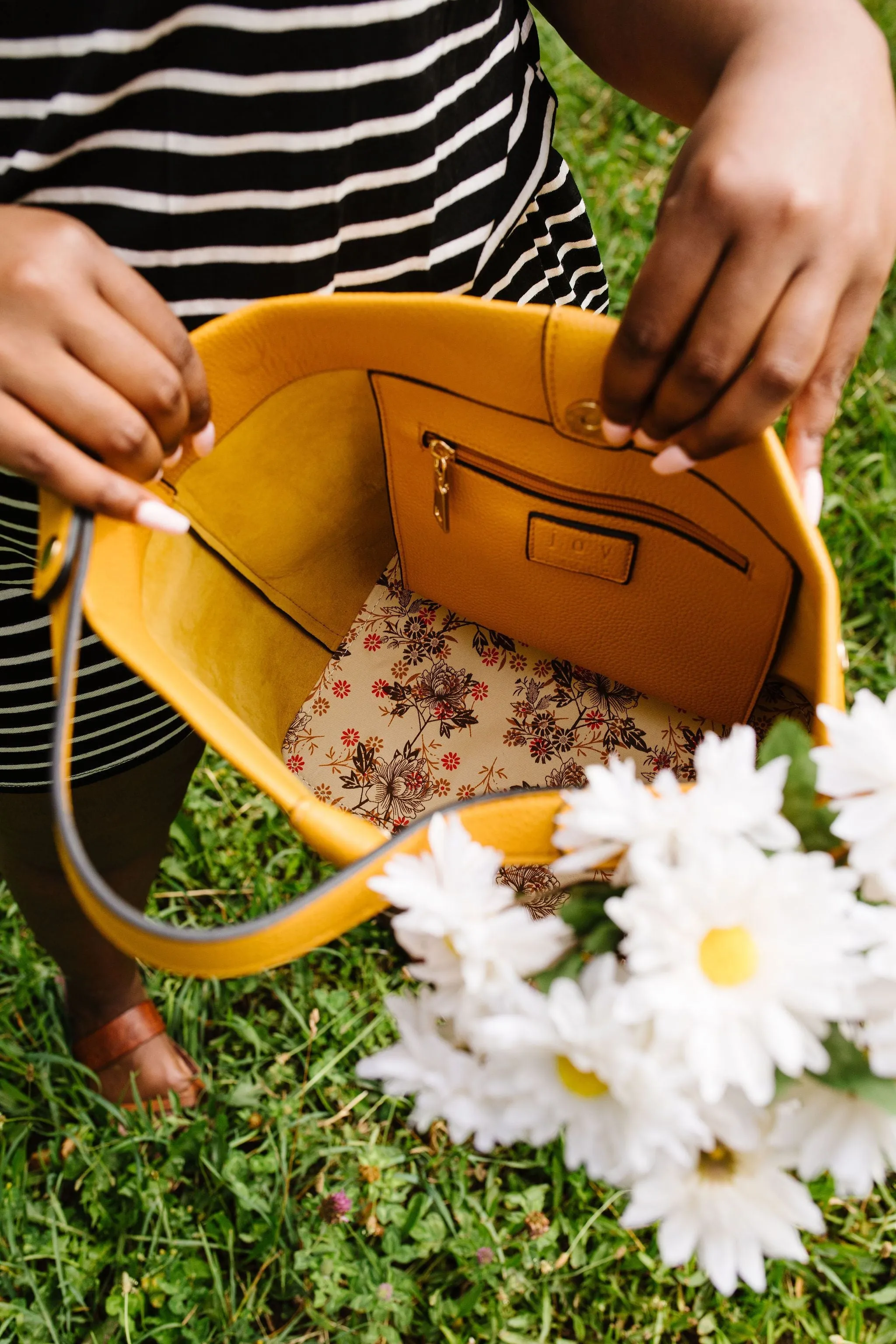 Tuscan Gold Bucket Bag