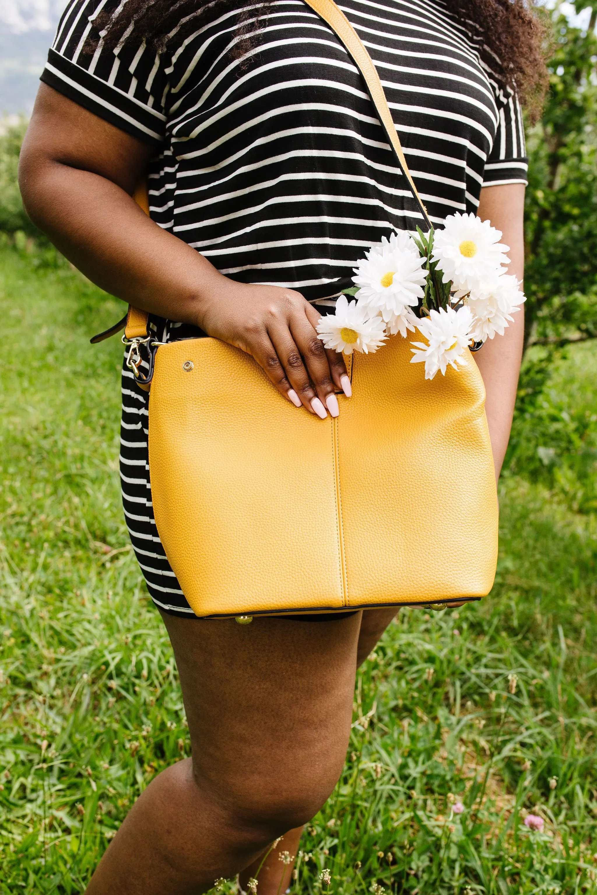 Tuscan Gold Bucket Bag