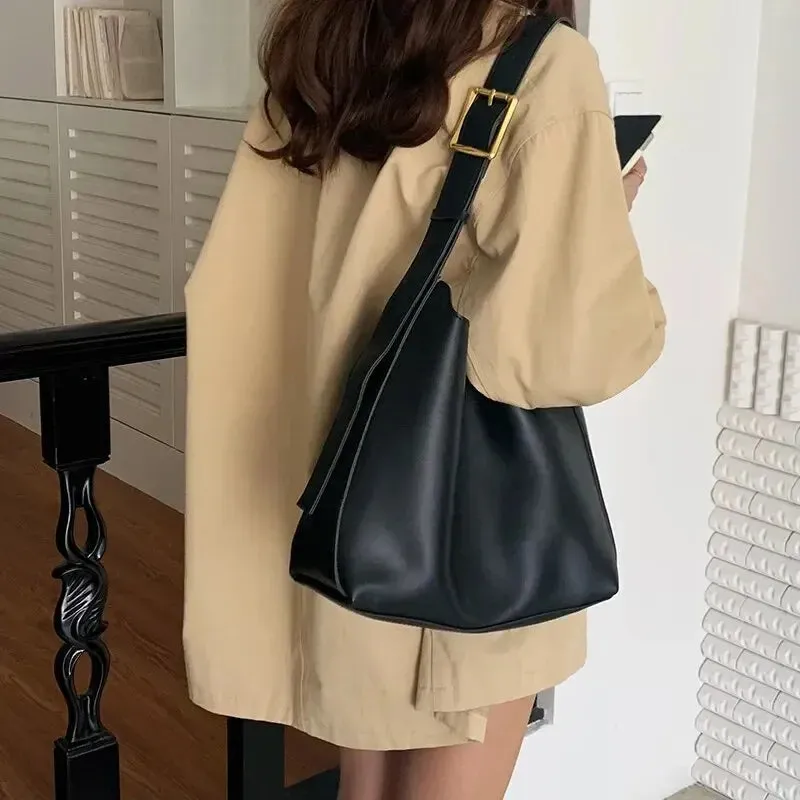 Uniwim Stephanie Minimalist Leather Shoulder Bag