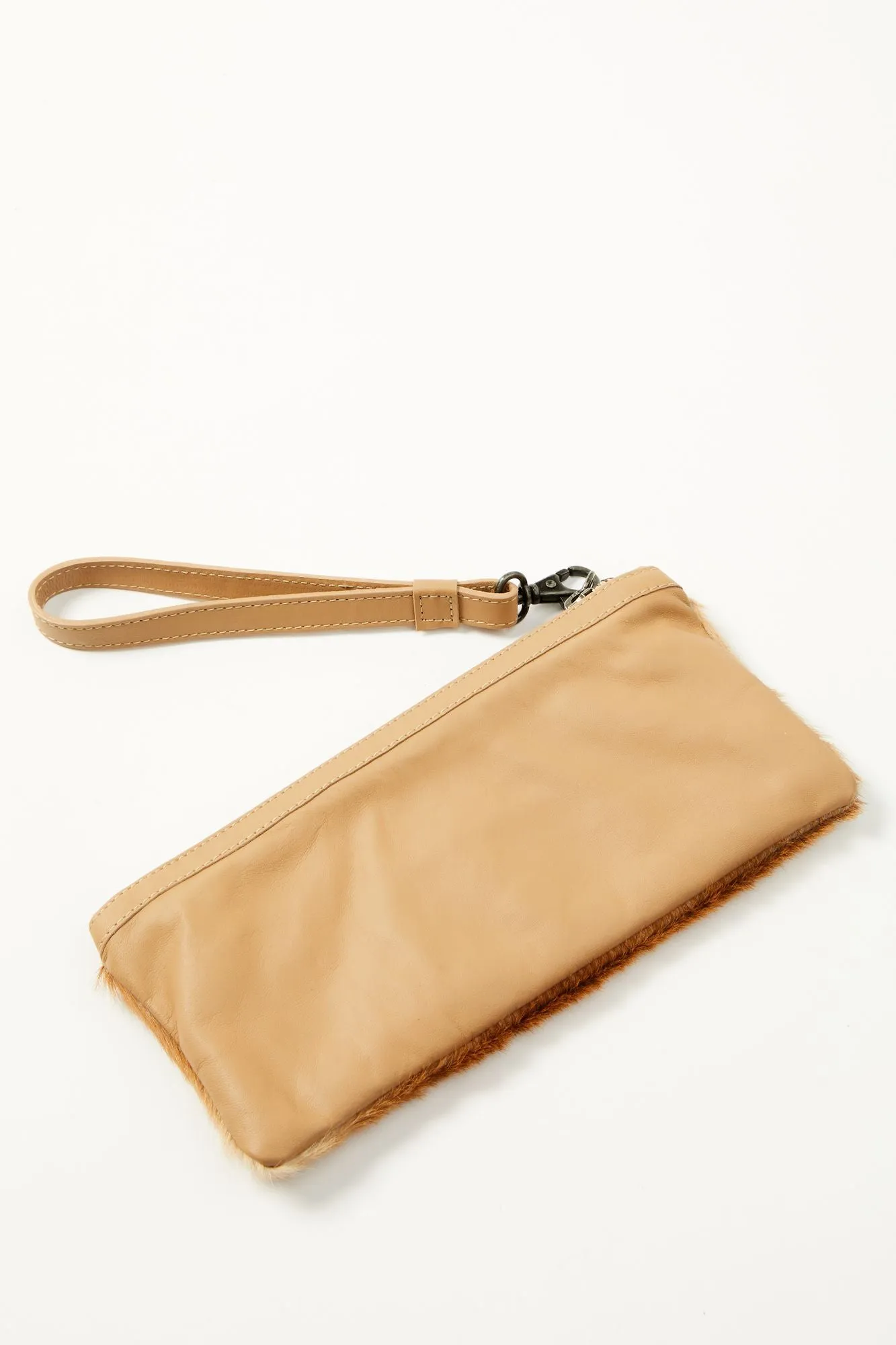 Upland Drive Hair-On Wallet Wristlet