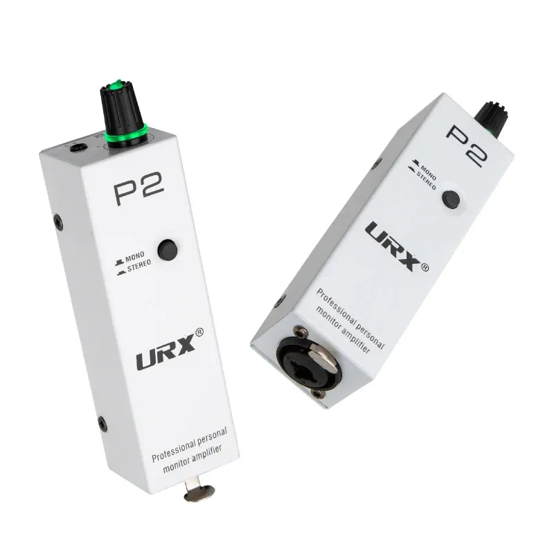 URX P2 Portable Headphone Amplifier, Personal Amplifier with XLR, TRS Input