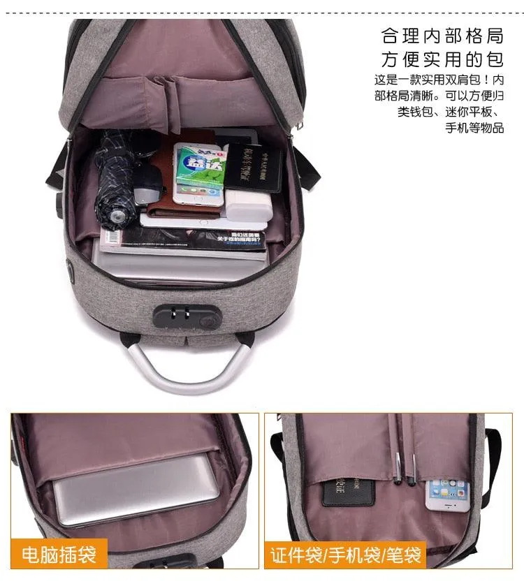 USB Laptop Backpack