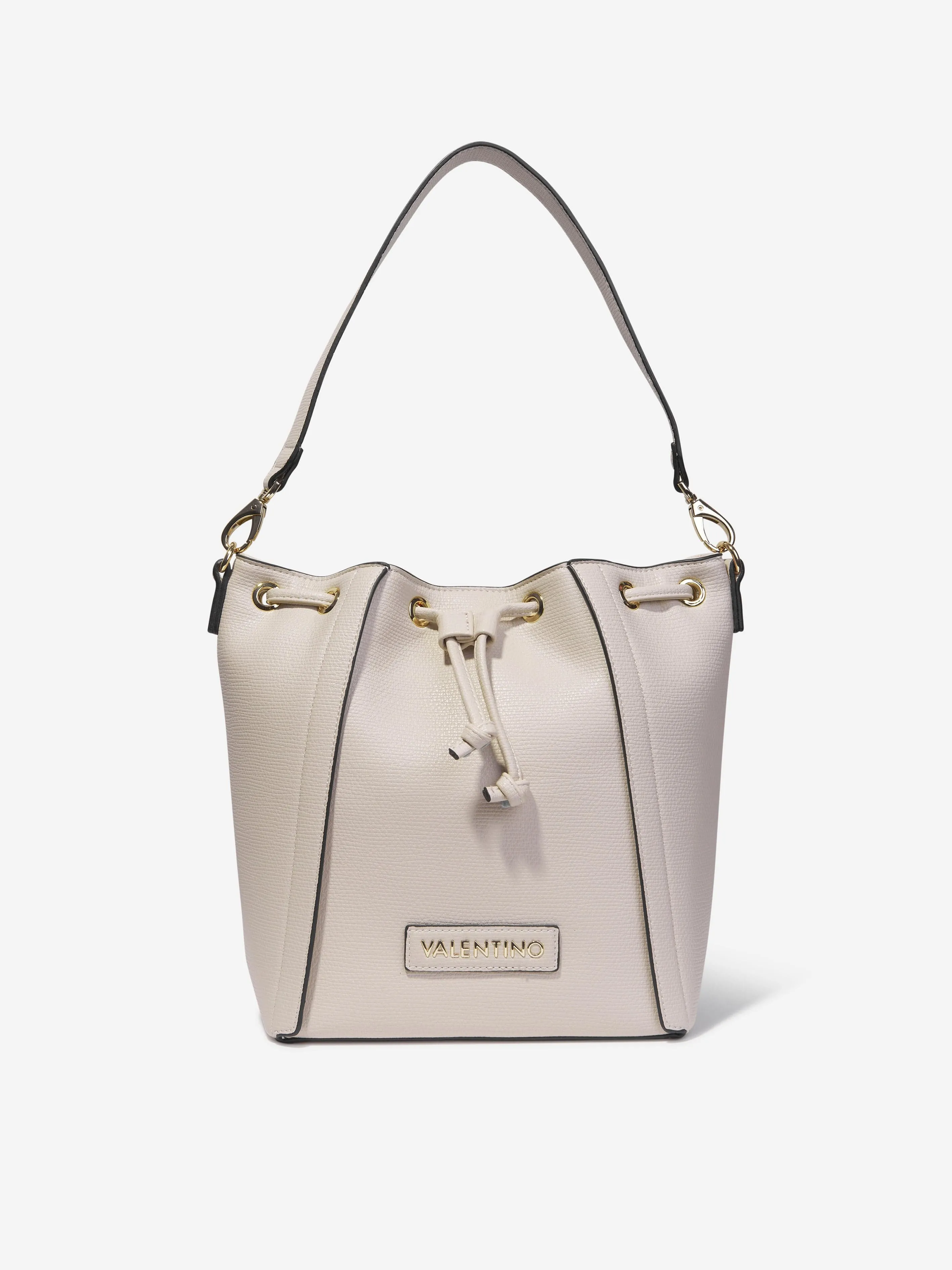 Valentino Girls Icy Re Bucket Bag in Beige