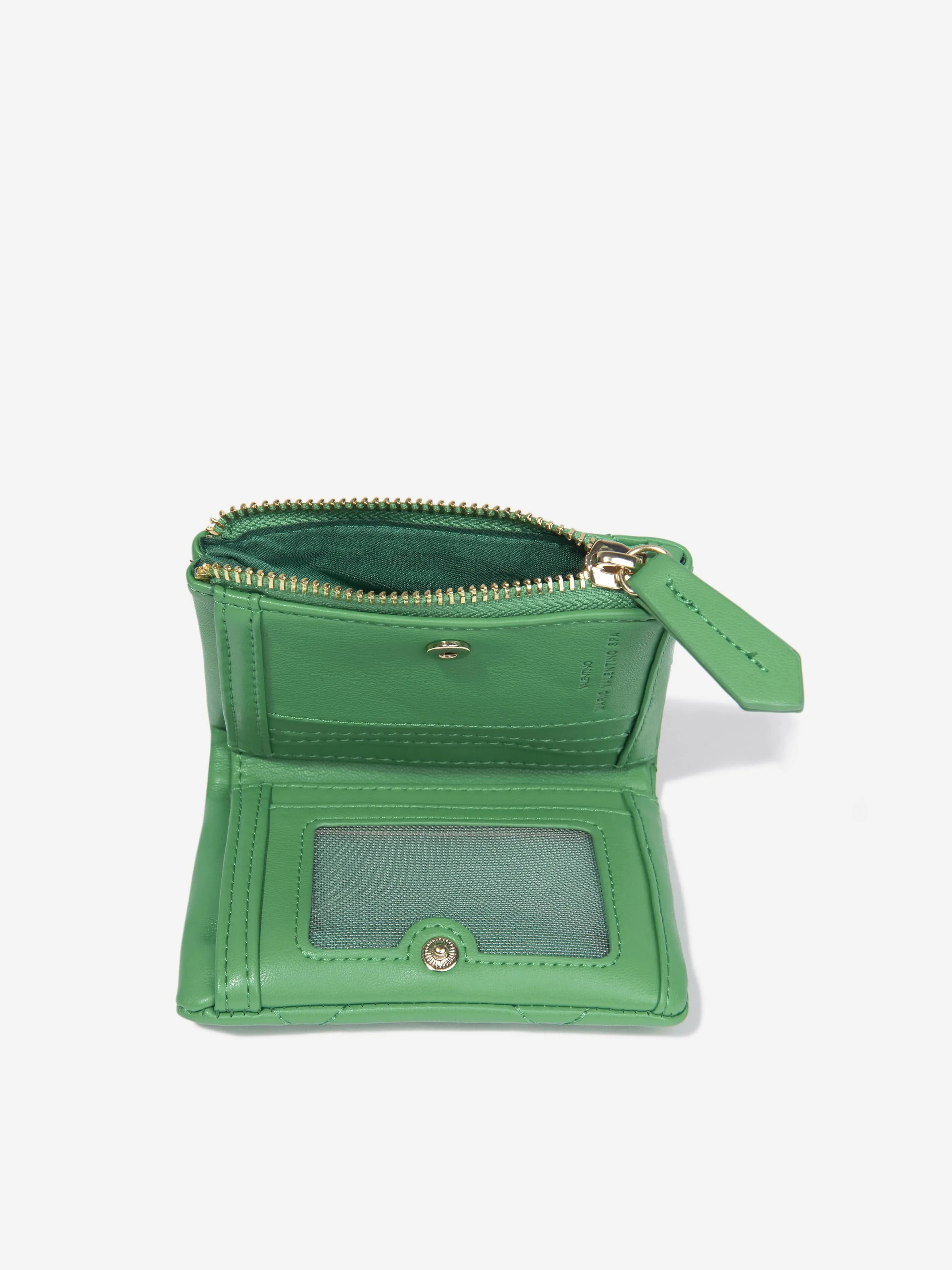 Valentino Girls Ocarina Wallet in Green