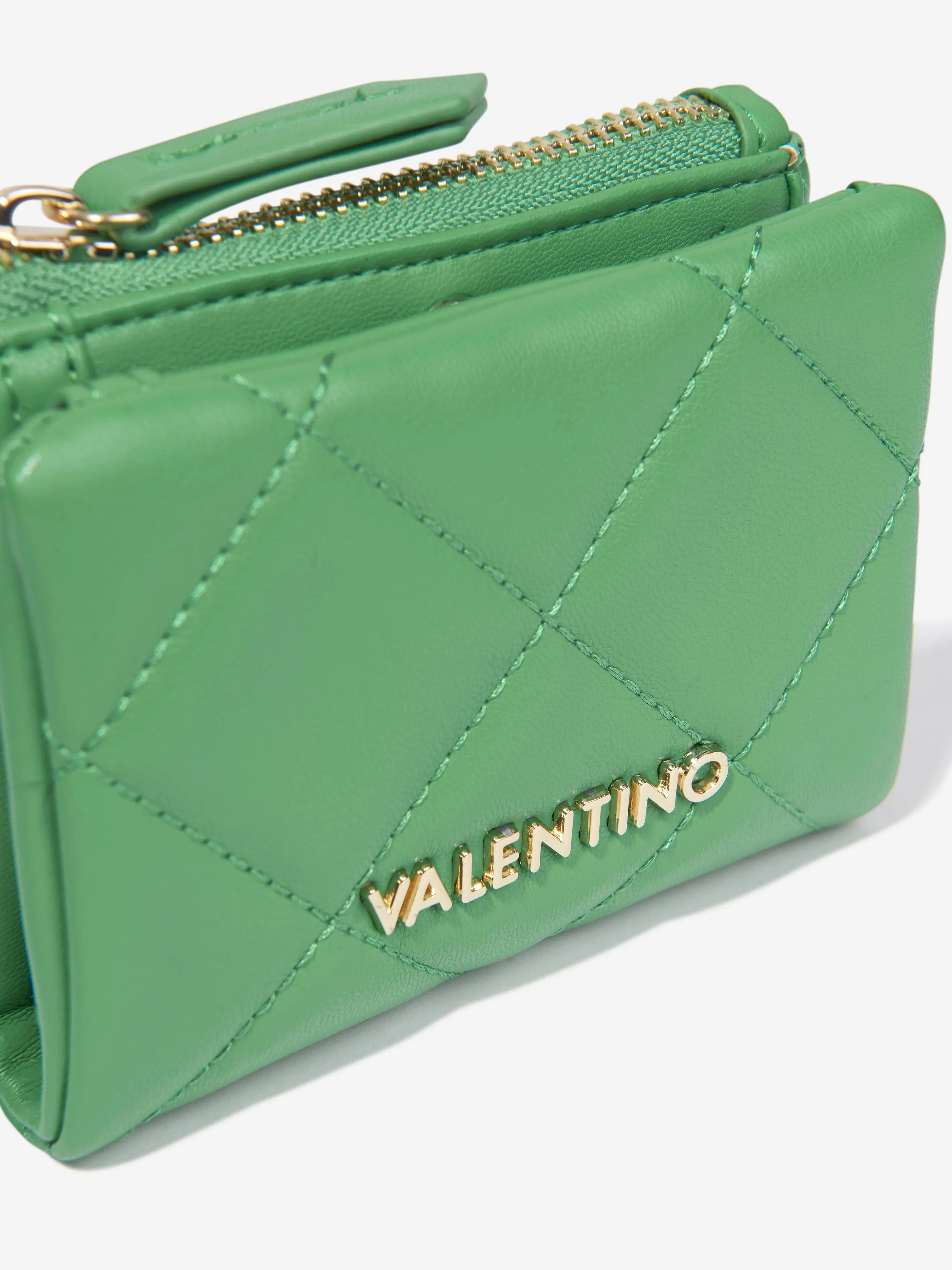 Valentino Girls Ocarina Wallet in Green