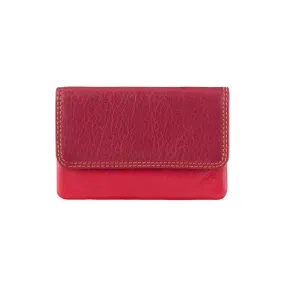 Visconti Tahiti Mini Coin & Card Purse - Red Multi