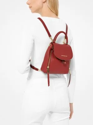 Viv Extra-Small Pebbled Leather Backpack