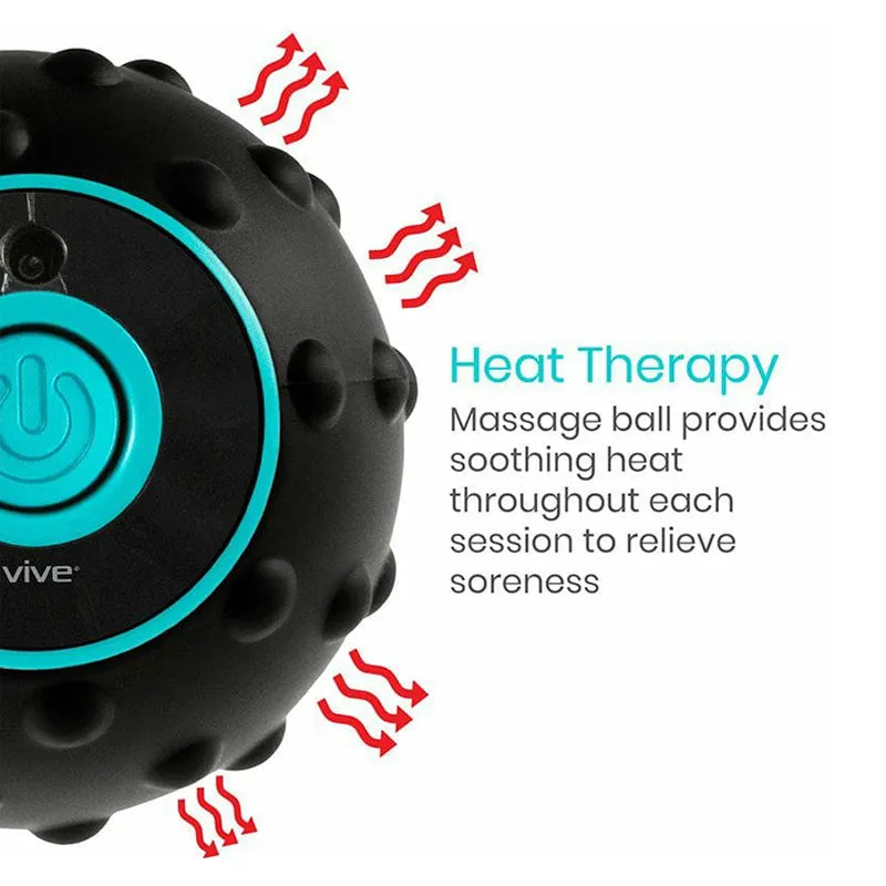 Vive Health Vibrating 3 Speed Massage Ball - Black