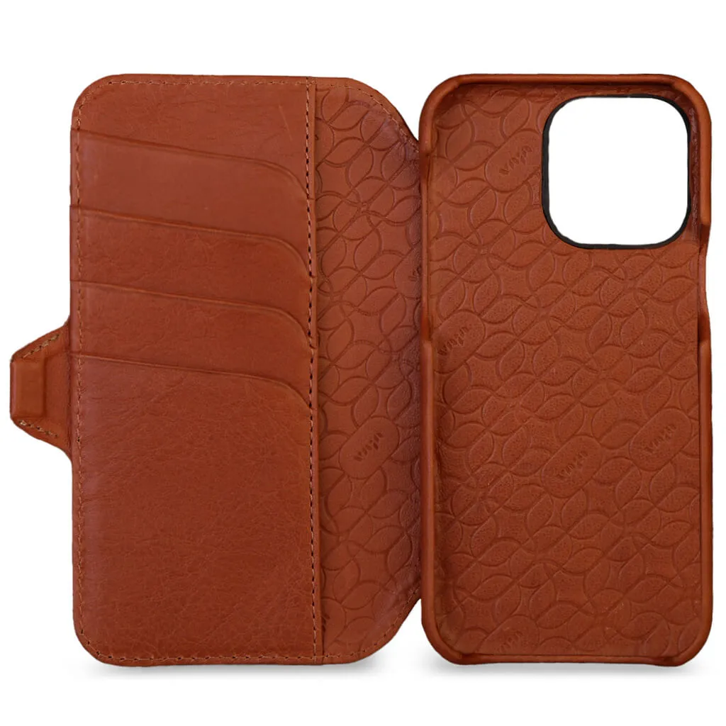 Wallet iPhone 14 Pro leather case