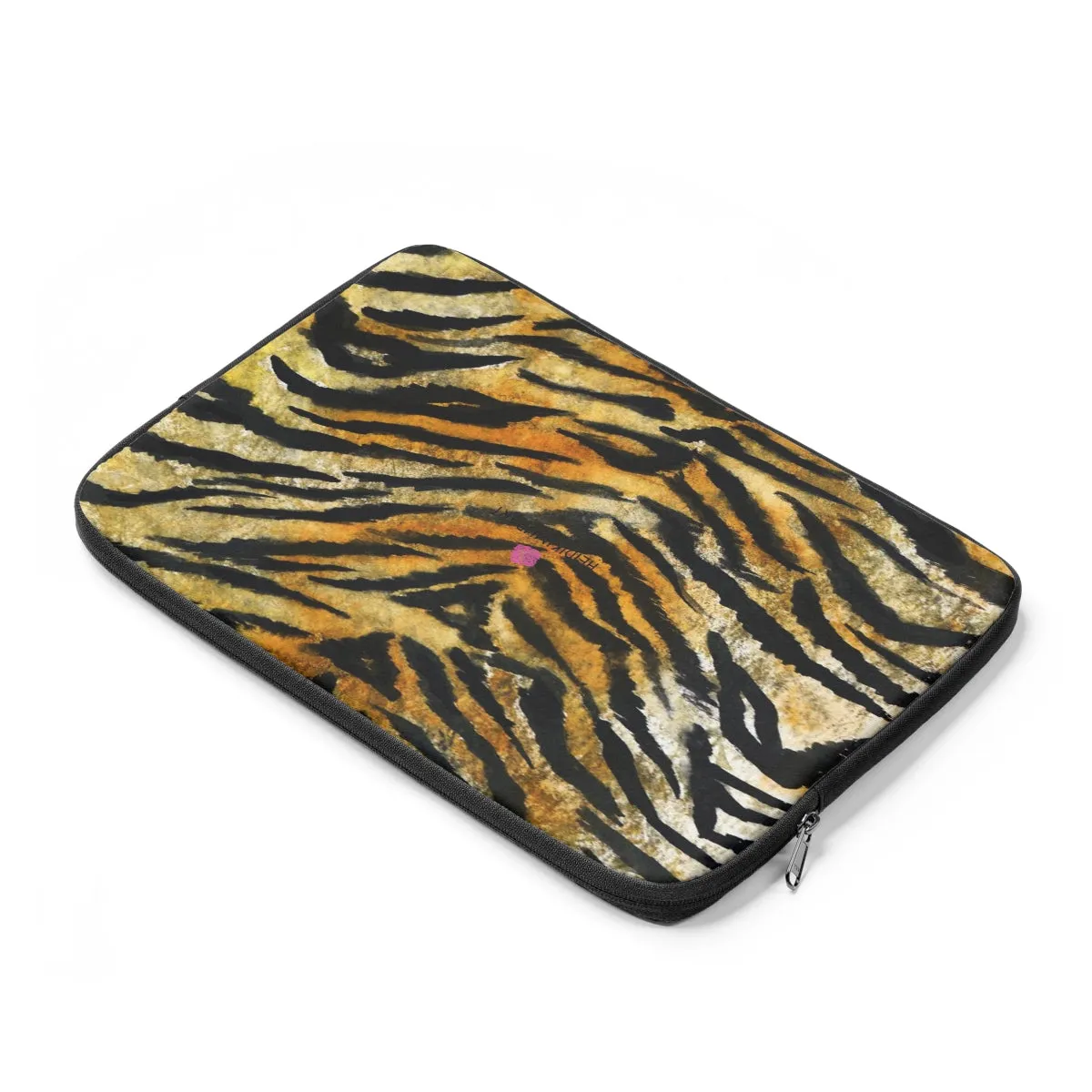 Wild Big Cat Tiger Stripe Animal Print 12",13",14" Laptop Sleeve Cover - Made in the USA