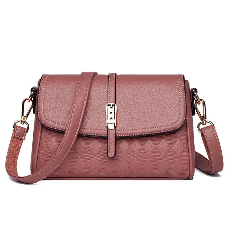 Women Messenger Bag Simple Soft Leather Cross body bag