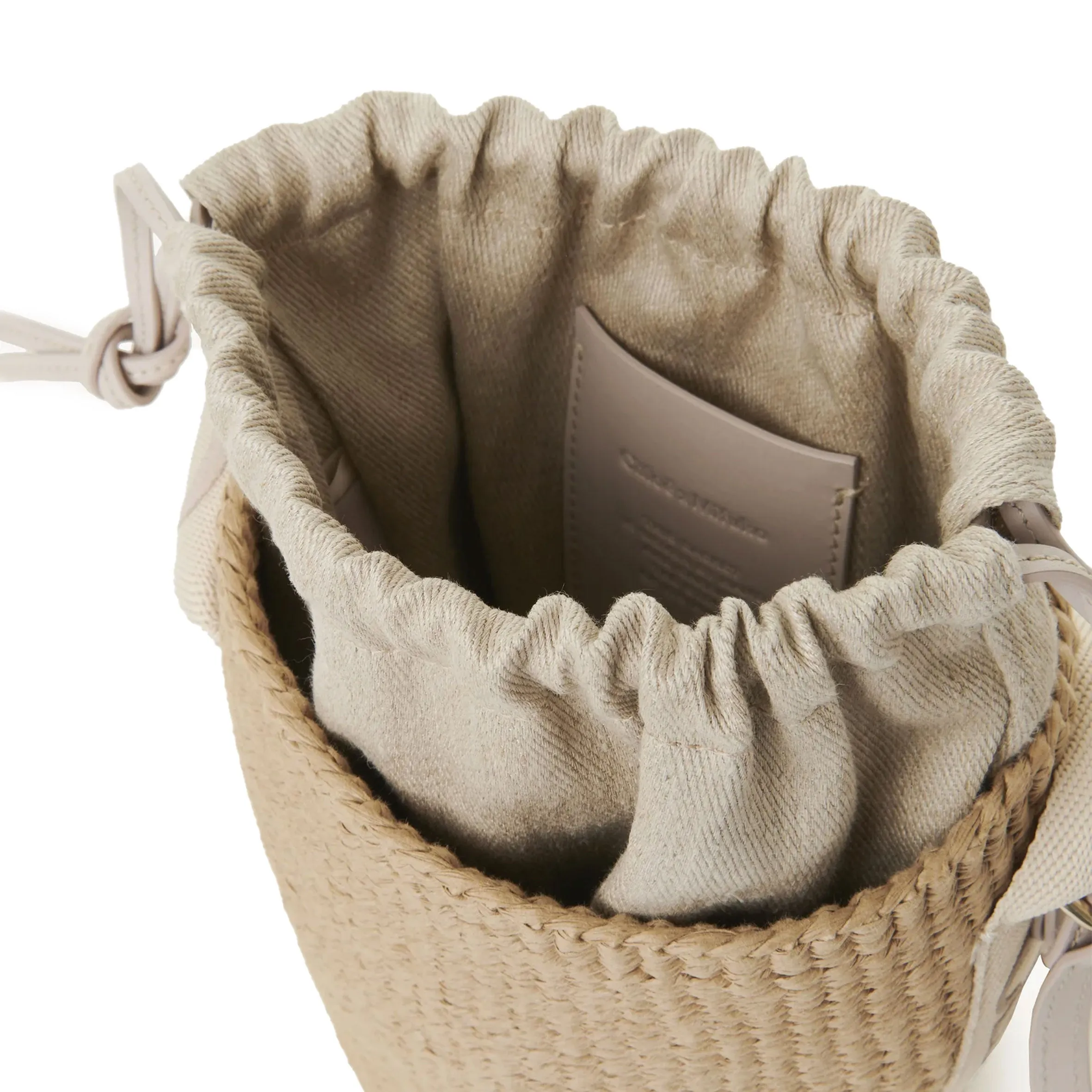 Woody Small Basket, Wild Grey