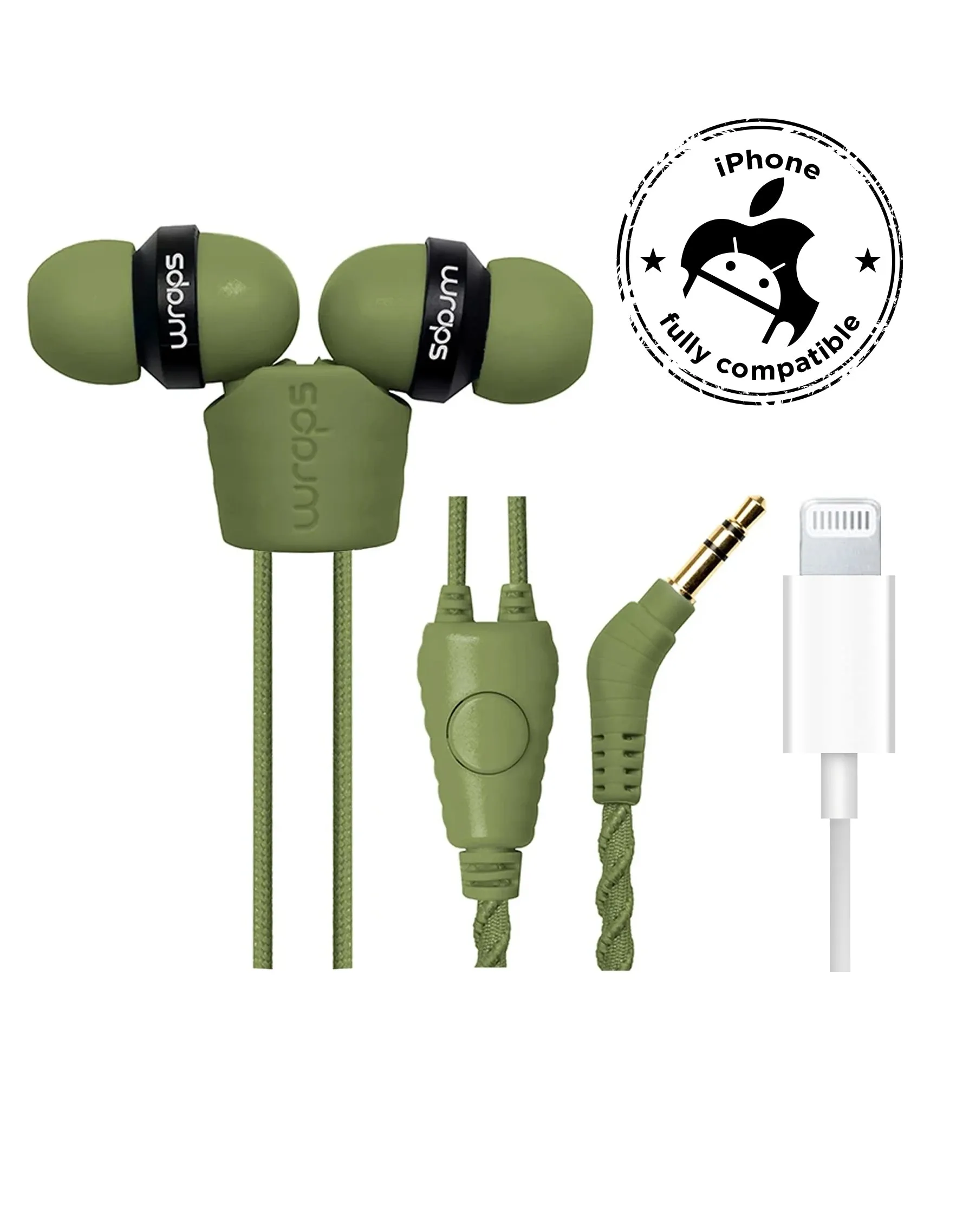 WRAPS Talk In-ear Headphones with Microphone